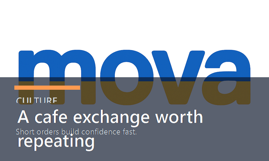 Warm cafe scene with a notebook and cup